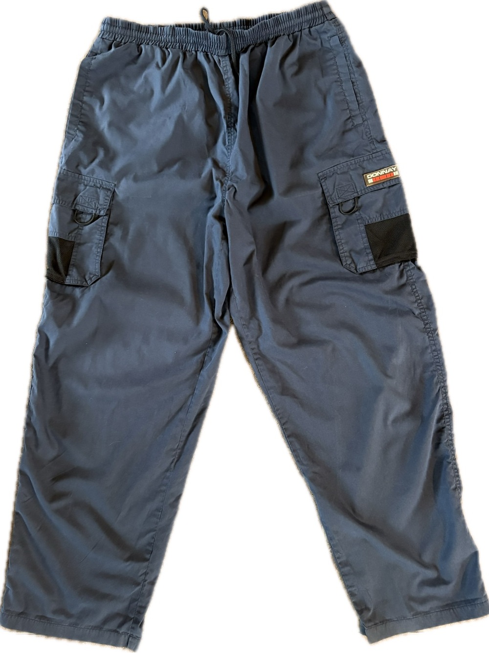Dark Blue Lightweight Pants with Utility Pockets